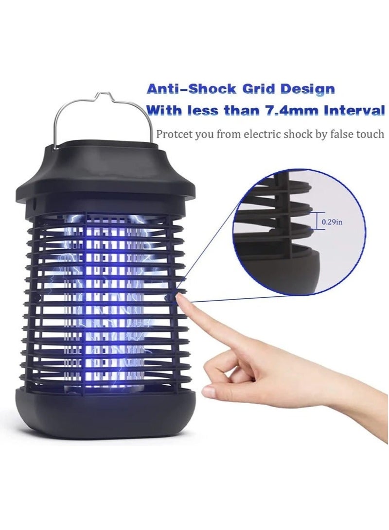 كينجمازي ترقية Bug Zapper ، 4200v قاتل الحشرات الطائرة ، قاتل البعوض مع مصباح بديل واحد ، سلك تمديد بطول 3 أمتار ومفتاح ، مصيدة البعوض الإلكترونية للمنزل ، مناسبة للحديقة في الأماكن الخارجية والداخلية - Image 3